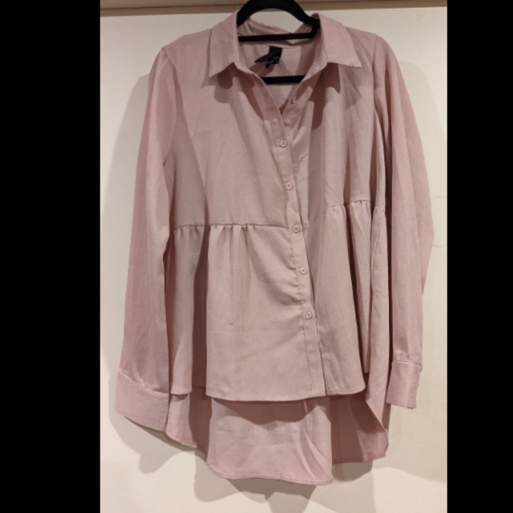 A&D Pink Button Blouse